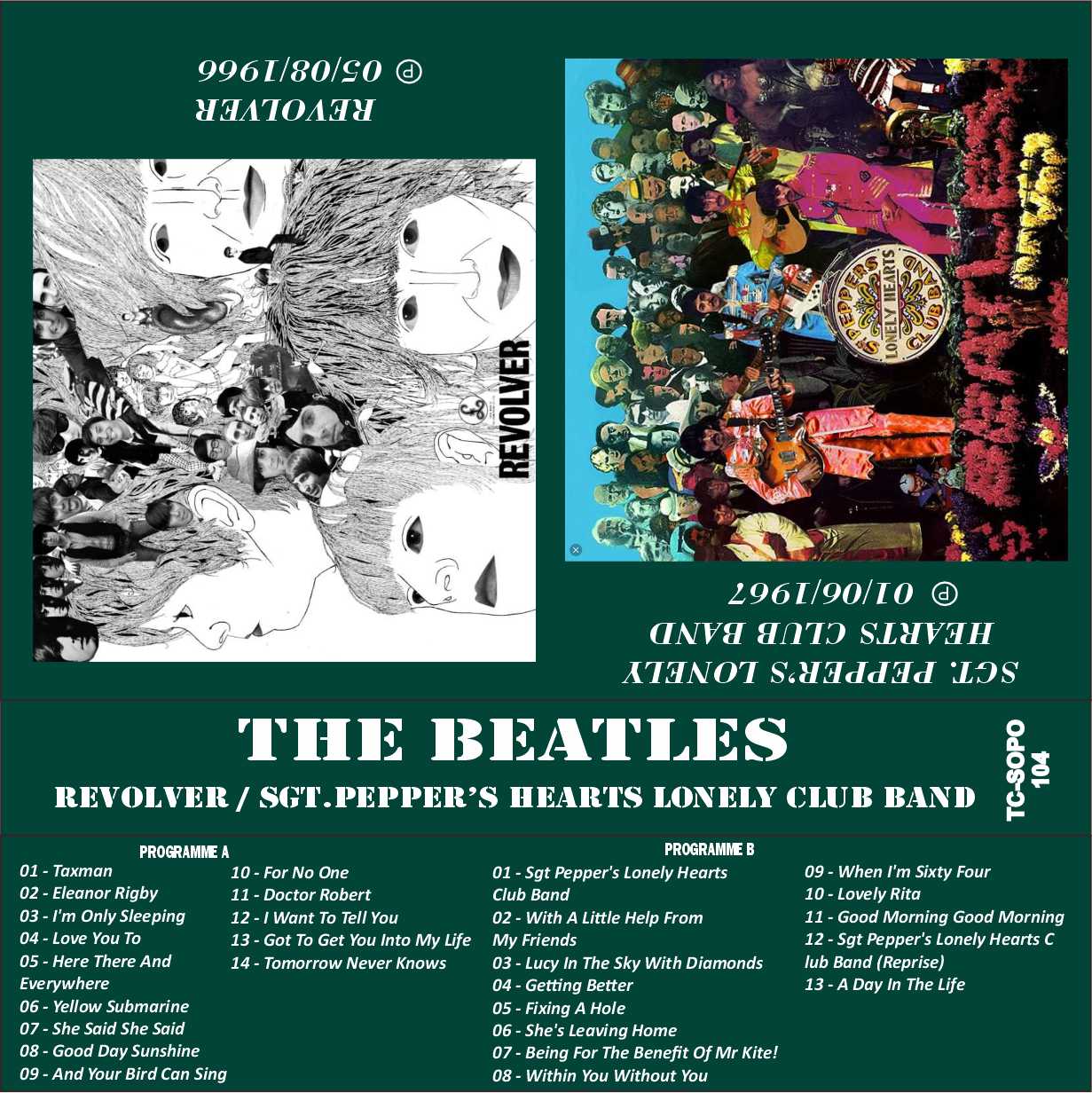 The Beatles-Revolver-Sgt. Pepper’s Lonely Hearts Club Band